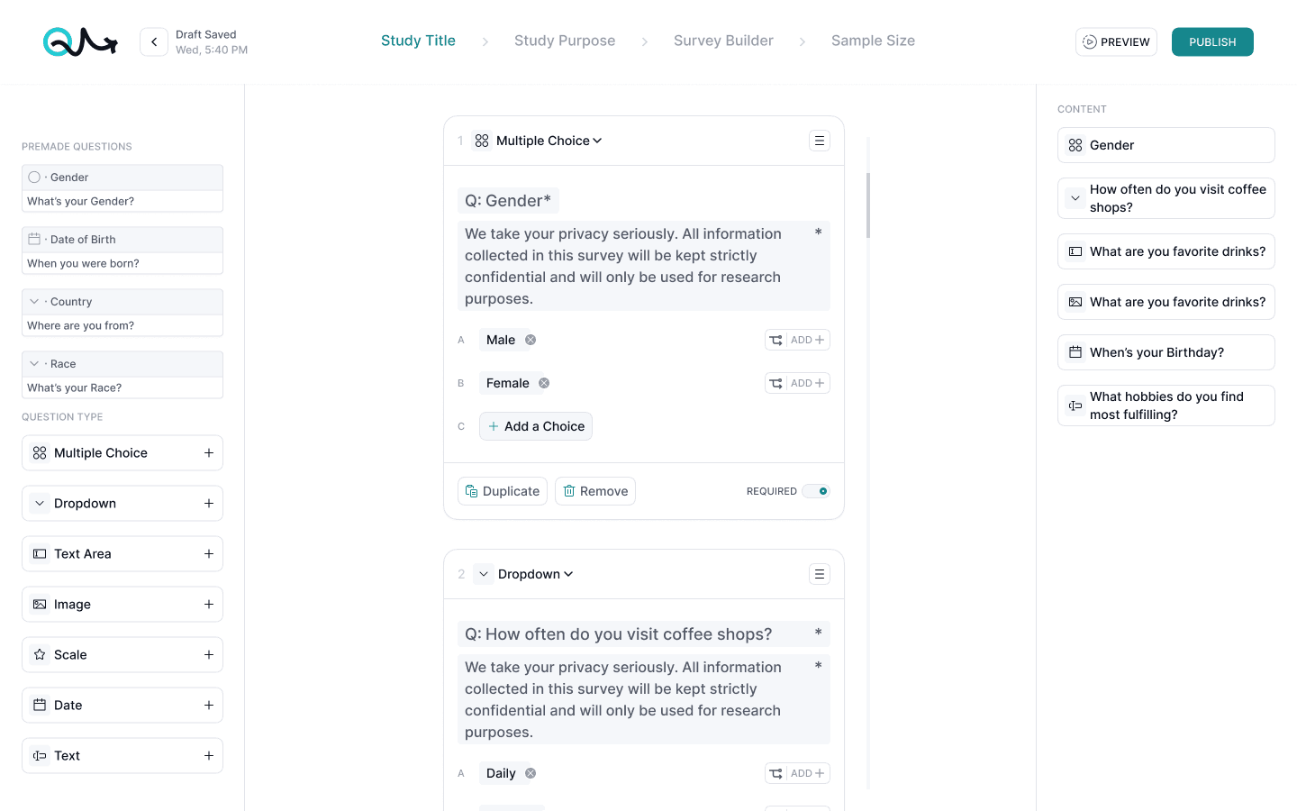 Dashboard sample